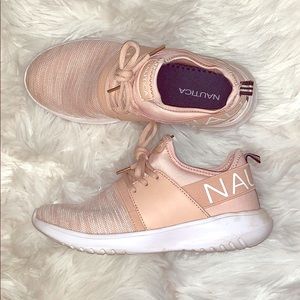 Náutica pastel pink tennis shoes